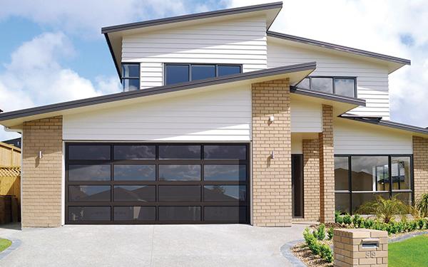 full-view aluminum garage doors