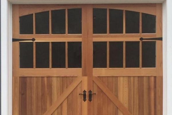 Cedar Faced Double Arched Windows