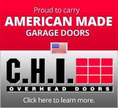 proud to carry American made garage doors